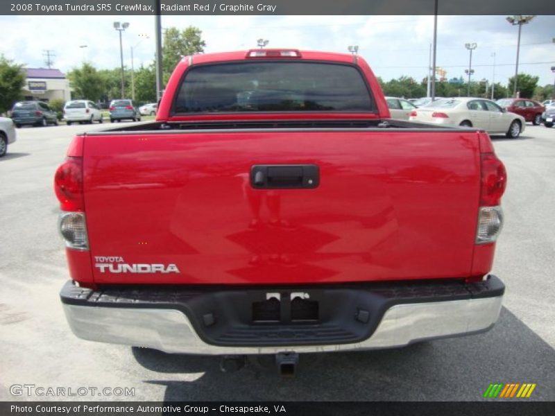 Radiant Red / Graphite Gray 2008 Toyota Tundra SR5 CrewMax