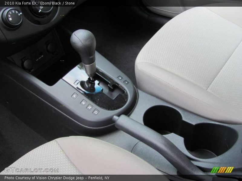 Ebony Black / Stone 2010 Kia Forte EX