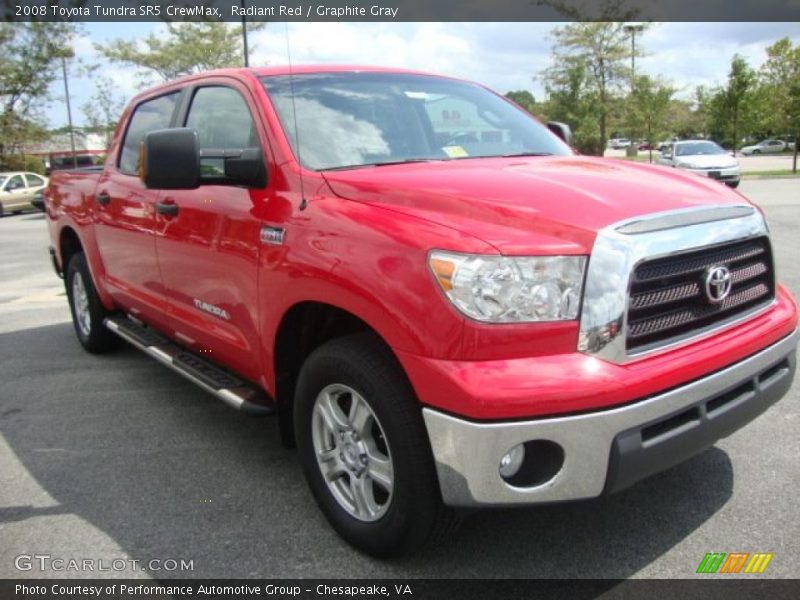 Radiant Red / Graphite Gray 2008 Toyota Tundra SR5 CrewMax