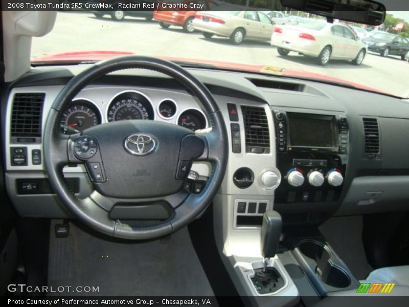 Radiant Red / Graphite Gray 2008 Toyota Tundra SR5 CrewMax