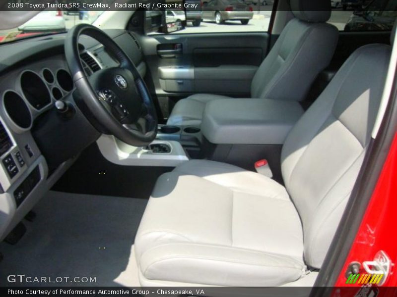 Radiant Red / Graphite Gray 2008 Toyota Tundra SR5 CrewMax