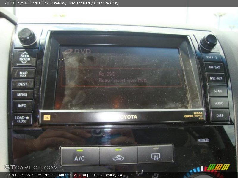 Radiant Red / Graphite Gray 2008 Toyota Tundra SR5 CrewMax