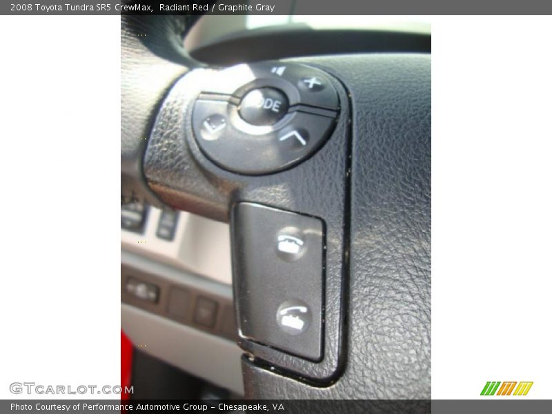 Radiant Red / Graphite Gray 2008 Toyota Tundra SR5 CrewMax
