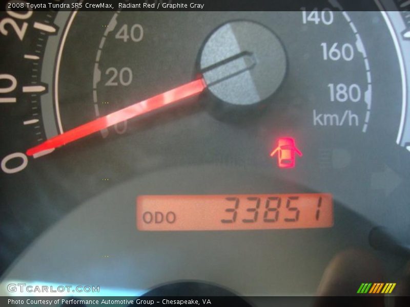 Radiant Red / Graphite Gray 2008 Toyota Tundra SR5 CrewMax