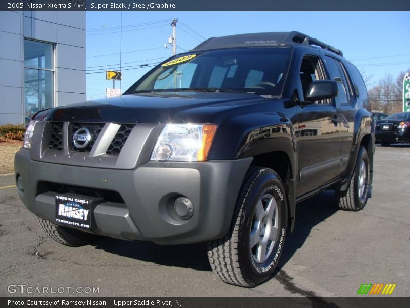 Super Black / Steel/Graphite 2005 Nissan Xterra S 4x4