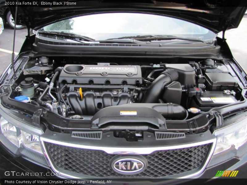 Ebony Black / Stone 2010 Kia Forte EX
