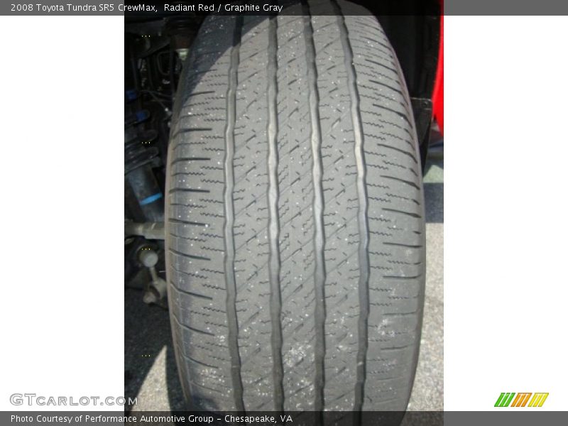Radiant Red / Graphite Gray 2008 Toyota Tundra SR5 CrewMax