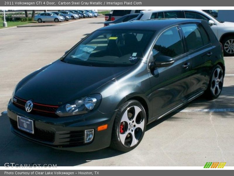Carbon Steel Gray Metallic / Interlagos Plaid Cloth 2011 Volkswagen GTI 4 Door