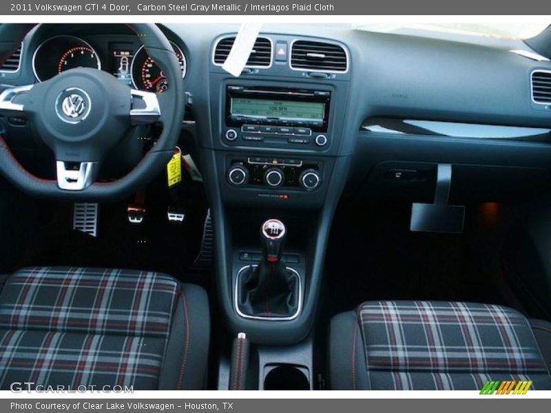 Carbon Steel Gray Metallic / Interlagos Plaid Cloth 2011 Volkswagen GTI 4 Door