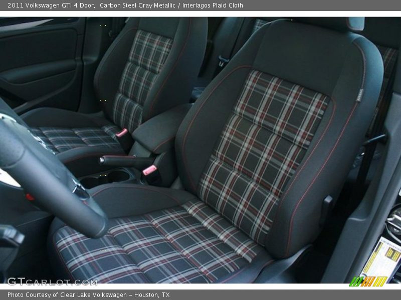 Carbon Steel Gray Metallic / Interlagos Plaid Cloth 2011 Volkswagen GTI 4 Door