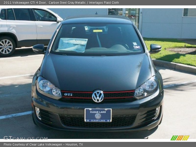 Carbon Steel Gray Metallic / Interlagos Plaid Cloth 2011 Volkswagen GTI 4 Door