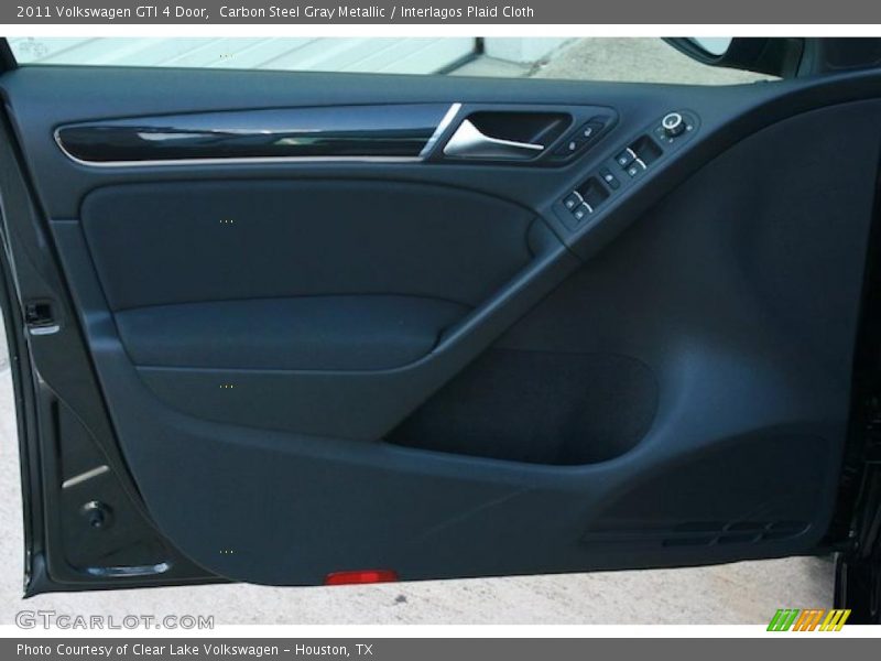 Carbon Steel Gray Metallic / Interlagos Plaid Cloth 2011 Volkswagen GTI 4 Door