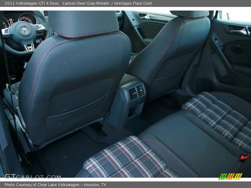 Carbon Steel Gray Metallic / Interlagos Plaid Cloth 2011 Volkswagen GTI 4 Door