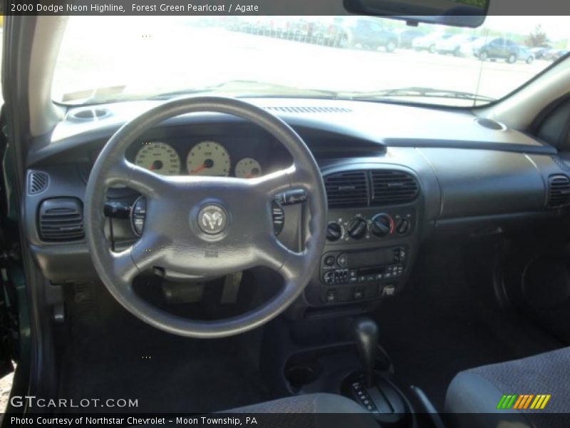 Forest Green Pearlcoat / Agate 2000 Dodge Neon Highline
