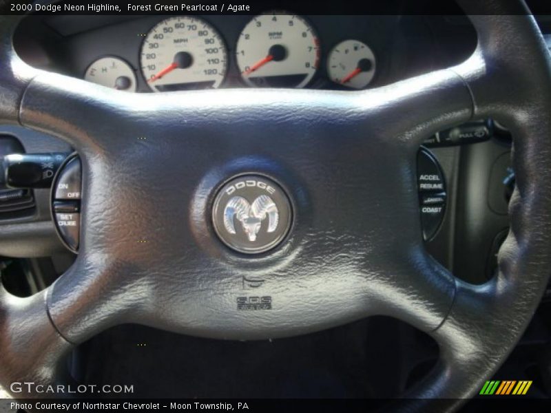 Forest Green Pearlcoat / Agate 2000 Dodge Neon Highline