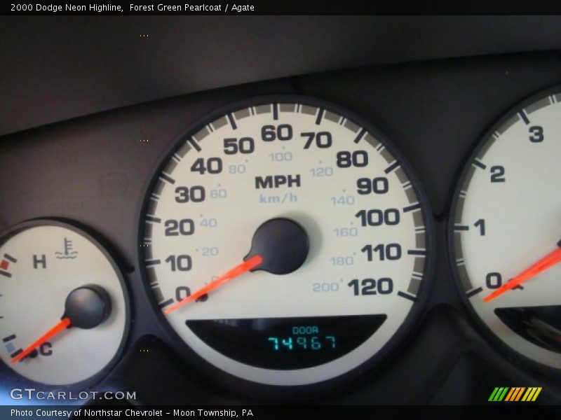 Forest Green Pearlcoat / Agate 2000 Dodge Neon Highline