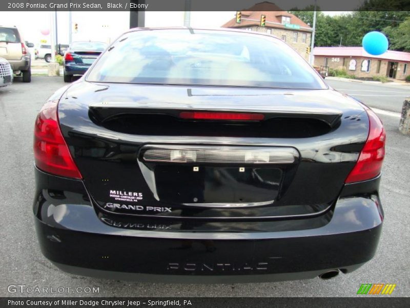 Black / Ebony 2008 Pontiac Grand Prix Sedan