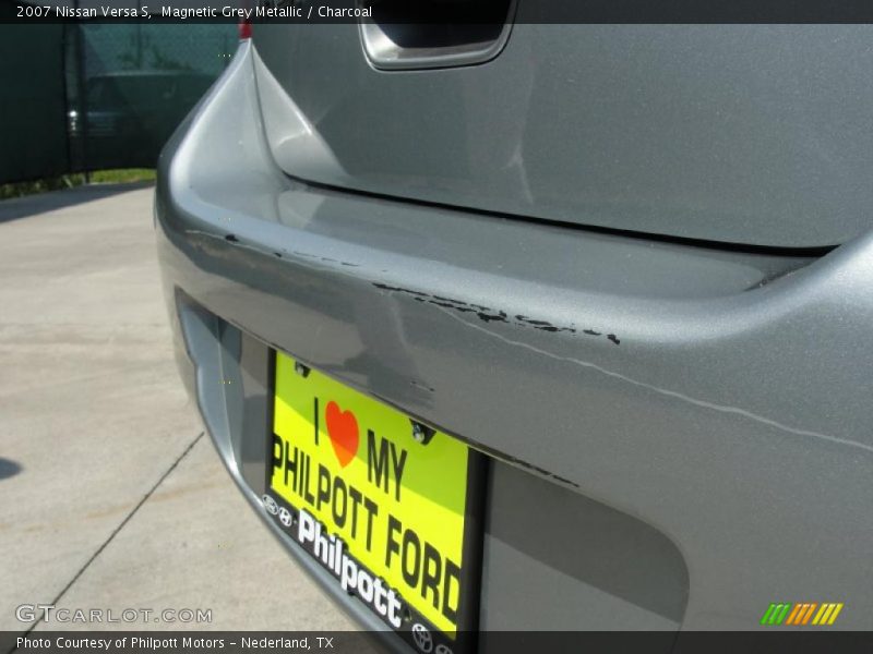 Magnetic Grey Metallic / Charcoal 2007 Nissan Versa S