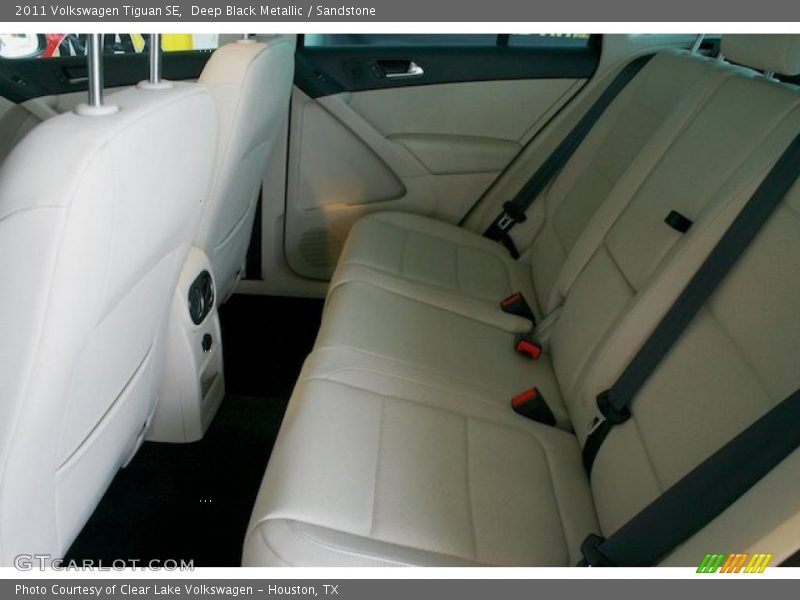 Deep Black Metallic / Sandstone 2011 Volkswagen Tiguan SE