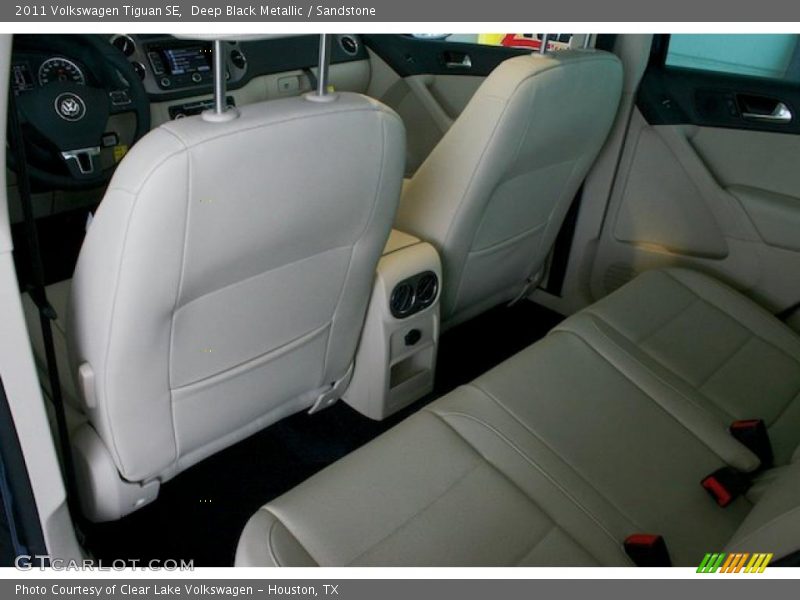 Deep Black Metallic / Sandstone 2011 Volkswagen Tiguan SE