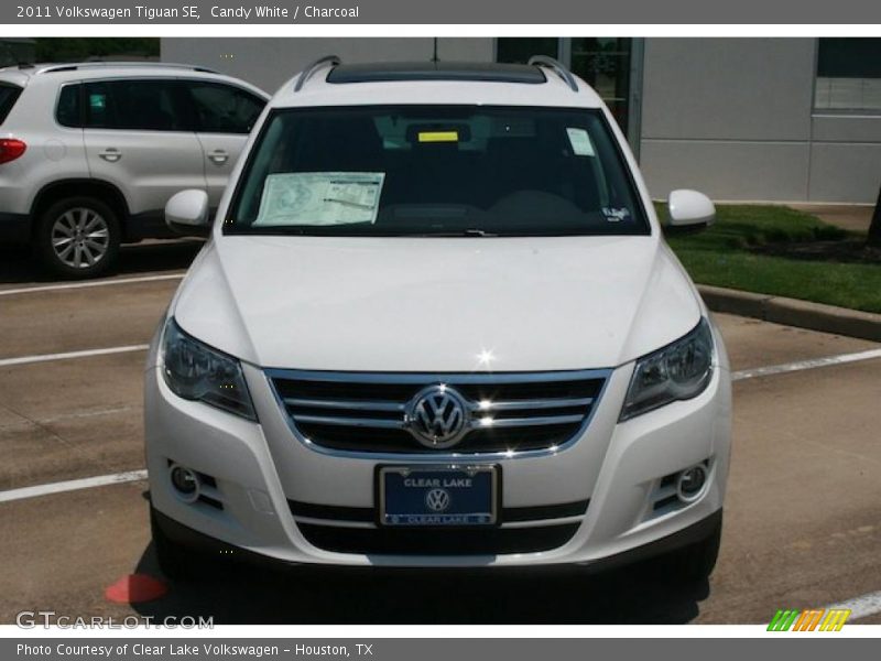 Candy White / Charcoal 2011 Volkswagen Tiguan SE