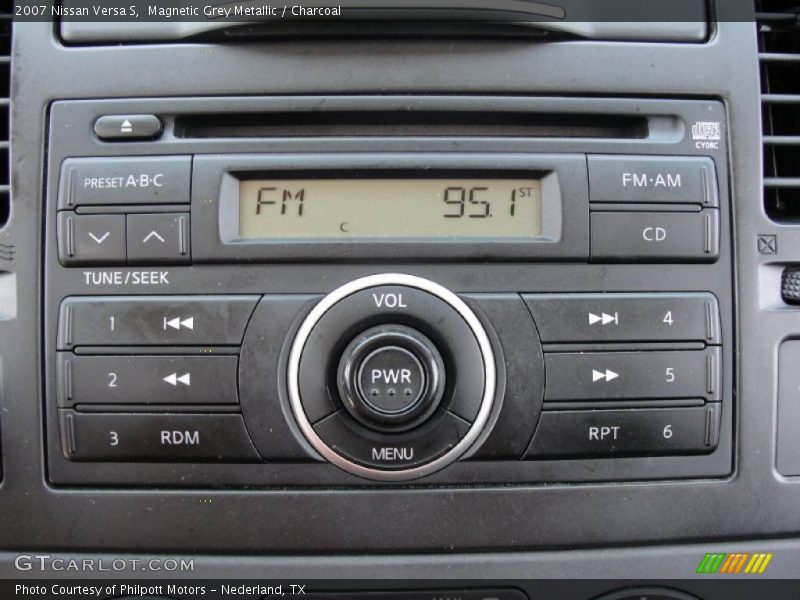 Magnetic Grey Metallic / Charcoal 2007 Nissan Versa S