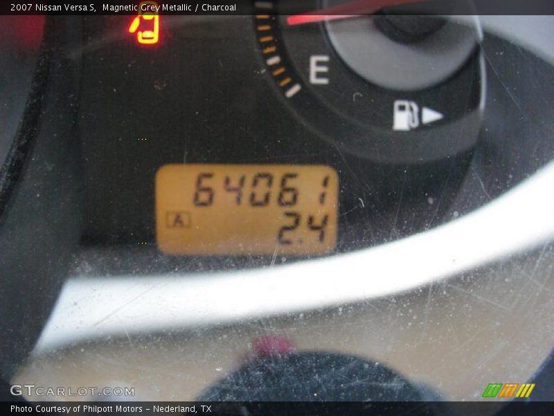 Magnetic Grey Metallic / Charcoal 2007 Nissan Versa S