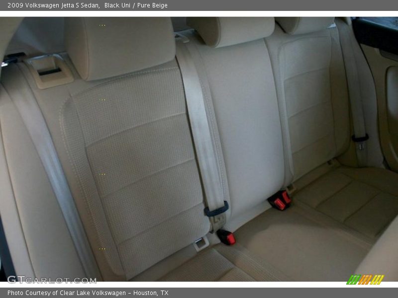 Black Uni / Pure Beige 2009 Volkswagen Jetta S Sedan
