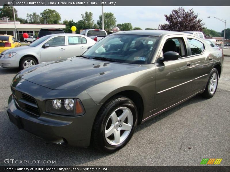 Dark Titanium Metallic / Dark Slate Gray 2009 Dodge Charger SE