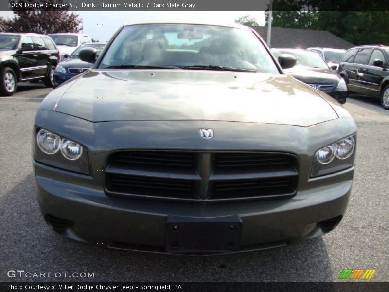 Dark Titanium Metallic / Dark Slate Gray 2009 Dodge Charger SE