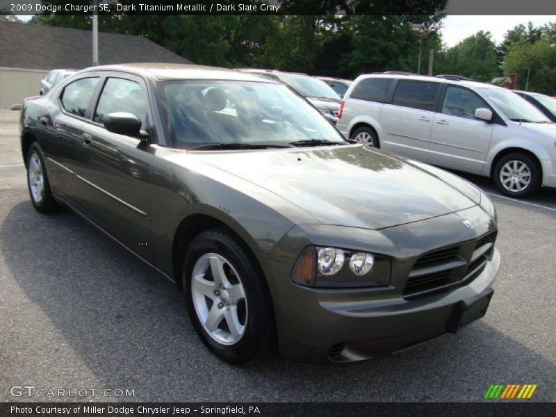 Dark Titanium Metallic / Dark Slate Gray 2009 Dodge Charger SE