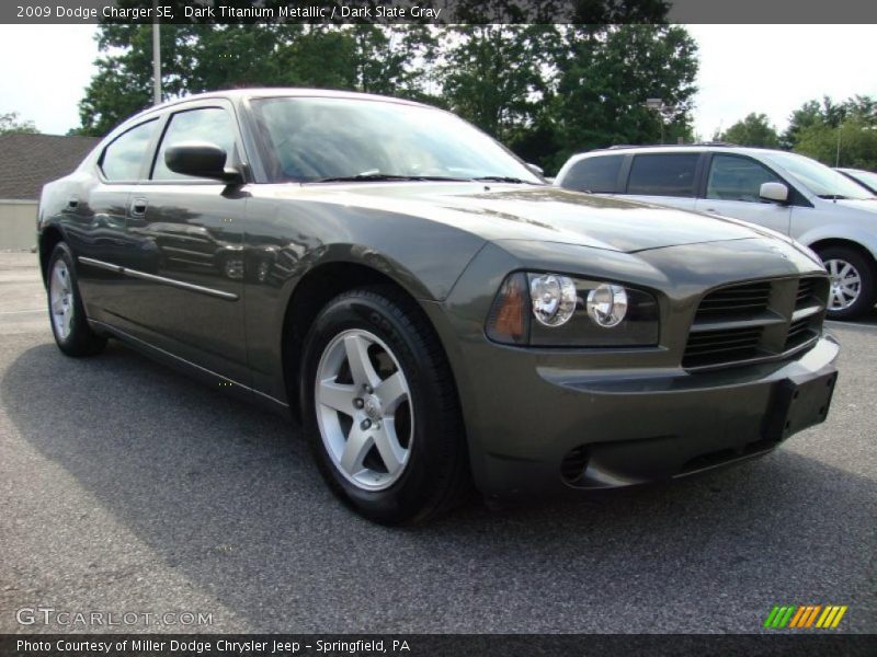 Dark Titanium Metallic / Dark Slate Gray 2009 Dodge Charger SE