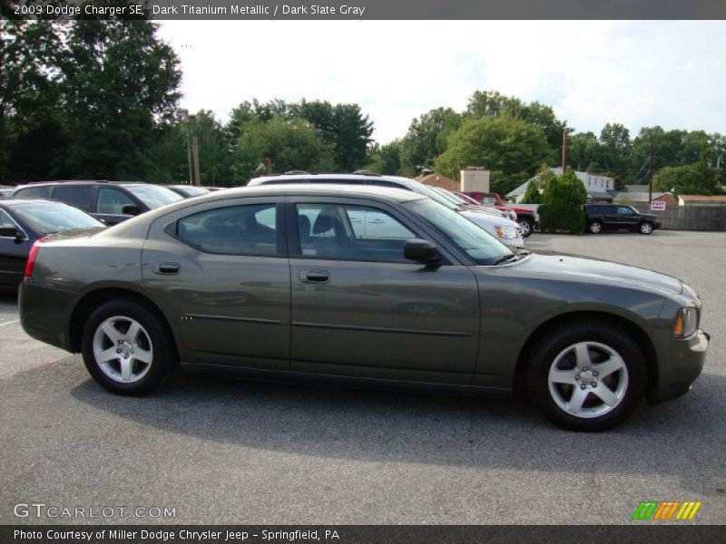 Dark Titanium Metallic / Dark Slate Gray 2009 Dodge Charger SE