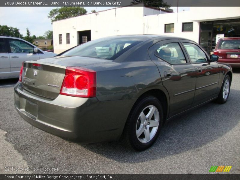 Dark Titanium Metallic / Dark Slate Gray 2009 Dodge Charger SE