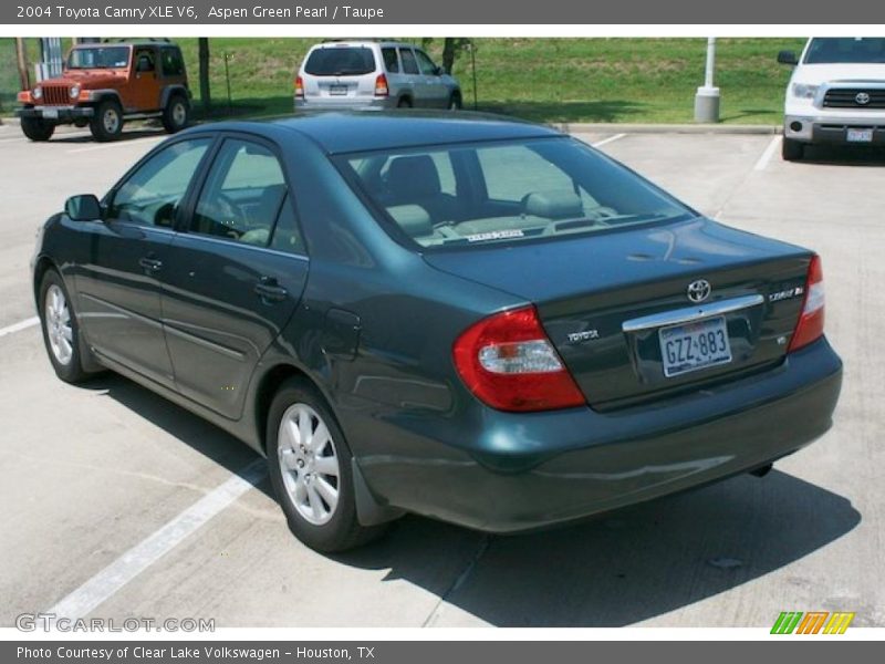 Aspen Green Pearl / Taupe 2004 Toyota Camry XLE V6