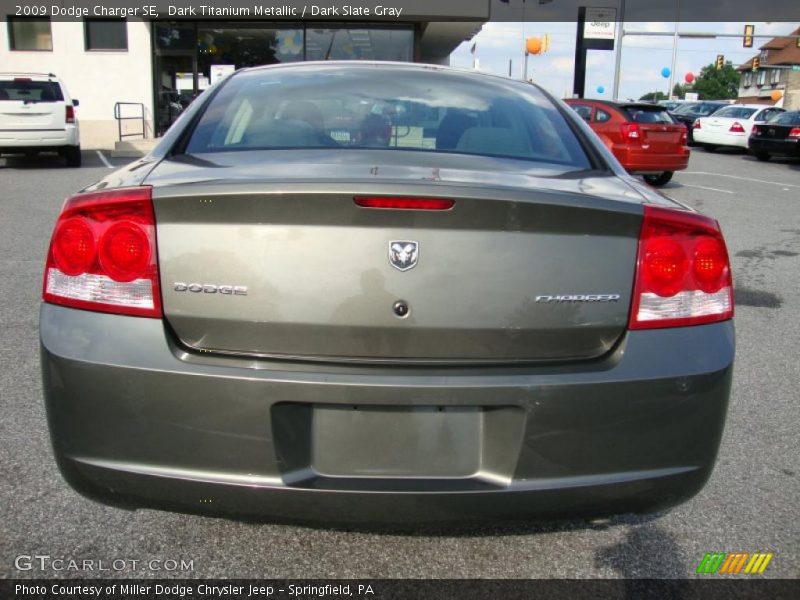 Dark Titanium Metallic / Dark Slate Gray 2009 Dodge Charger SE