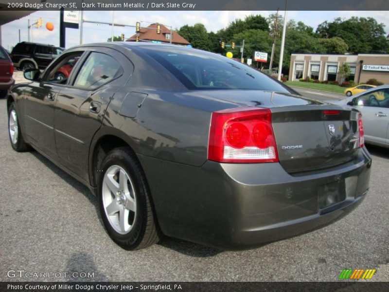 Dark Titanium Metallic / Dark Slate Gray 2009 Dodge Charger SE