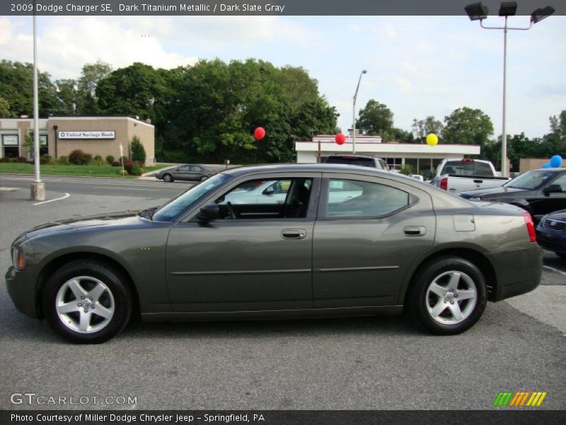 Dark Titanium Metallic / Dark Slate Gray 2009 Dodge Charger SE