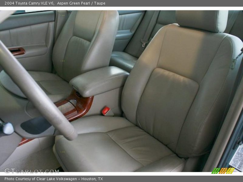 Aspen Green Pearl / Taupe 2004 Toyota Camry XLE V6