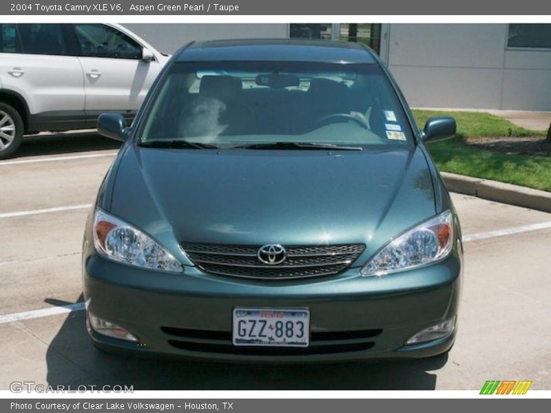 Aspen Green Pearl / Taupe 2004 Toyota Camry XLE V6