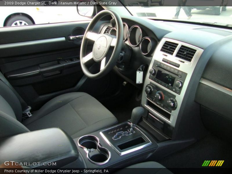 Dark Titanium Metallic / Dark Slate Gray 2009 Dodge Charger SE
