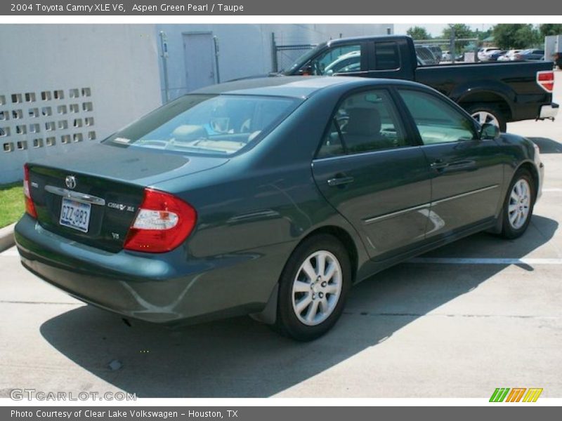 Aspen Green Pearl / Taupe 2004 Toyota Camry XLE V6