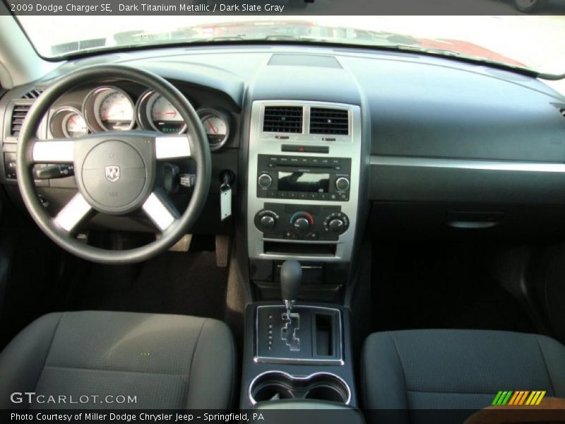 Dark Titanium Metallic / Dark Slate Gray 2009 Dodge Charger SE