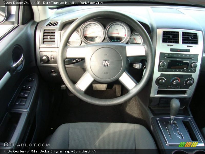 Dark Titanium Metallic / Dark Slate Gray 2009 Dodge Charger SE