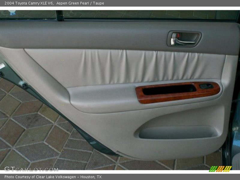 Aspen Green Pearl / Taupe 2004 Toyota Camry XLE V6