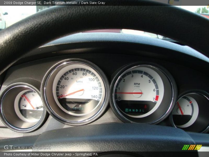 Dark Titanium Metallic / Dark Slate Gray 2009 Dodge Charger SE