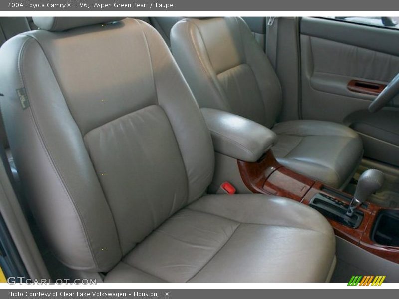 Aspen Green Pearl / Taupe 2004 Toyota Camry XLE V6