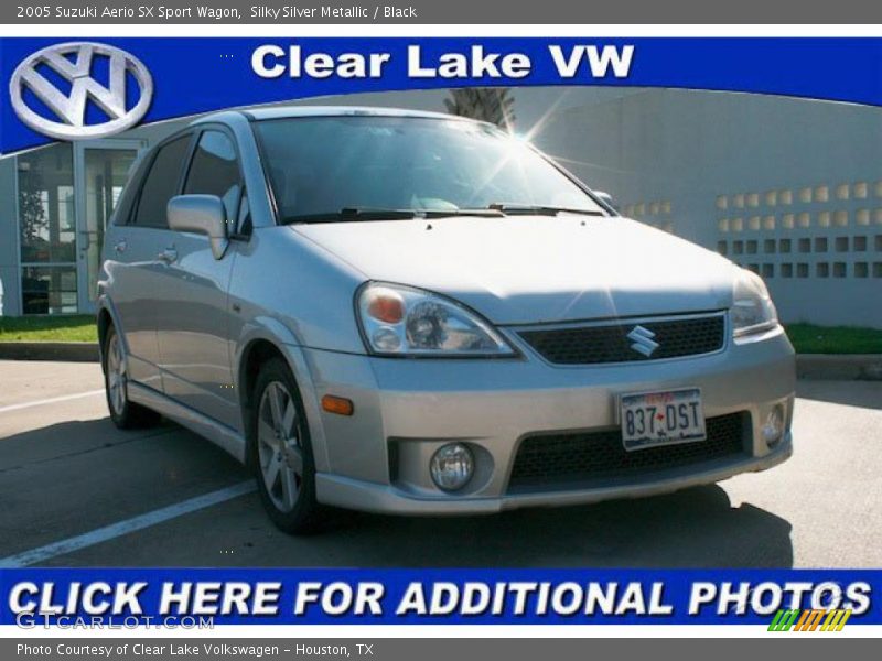 Silky Silver Metallic / Black 2005 Suzuki Aerio SX Sport Wagon