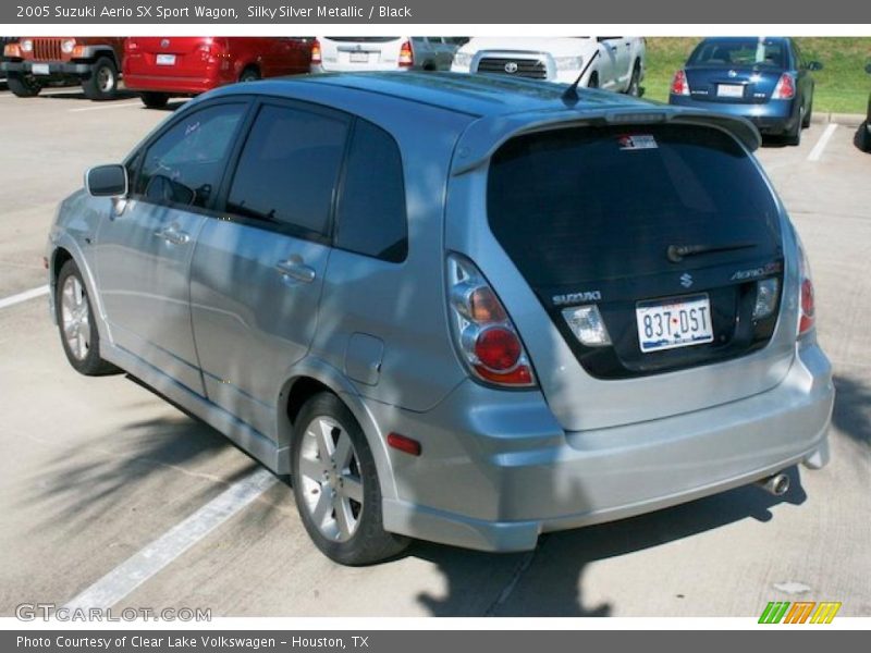 Silky Silver Metallic / Black 2005 Suzuki Aerio SX Sport Wagon