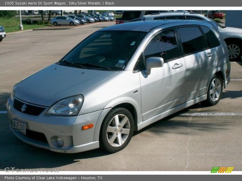 Silky Silver Metallic / Black 2005 Suzuki Aerio SX Sport Wagon